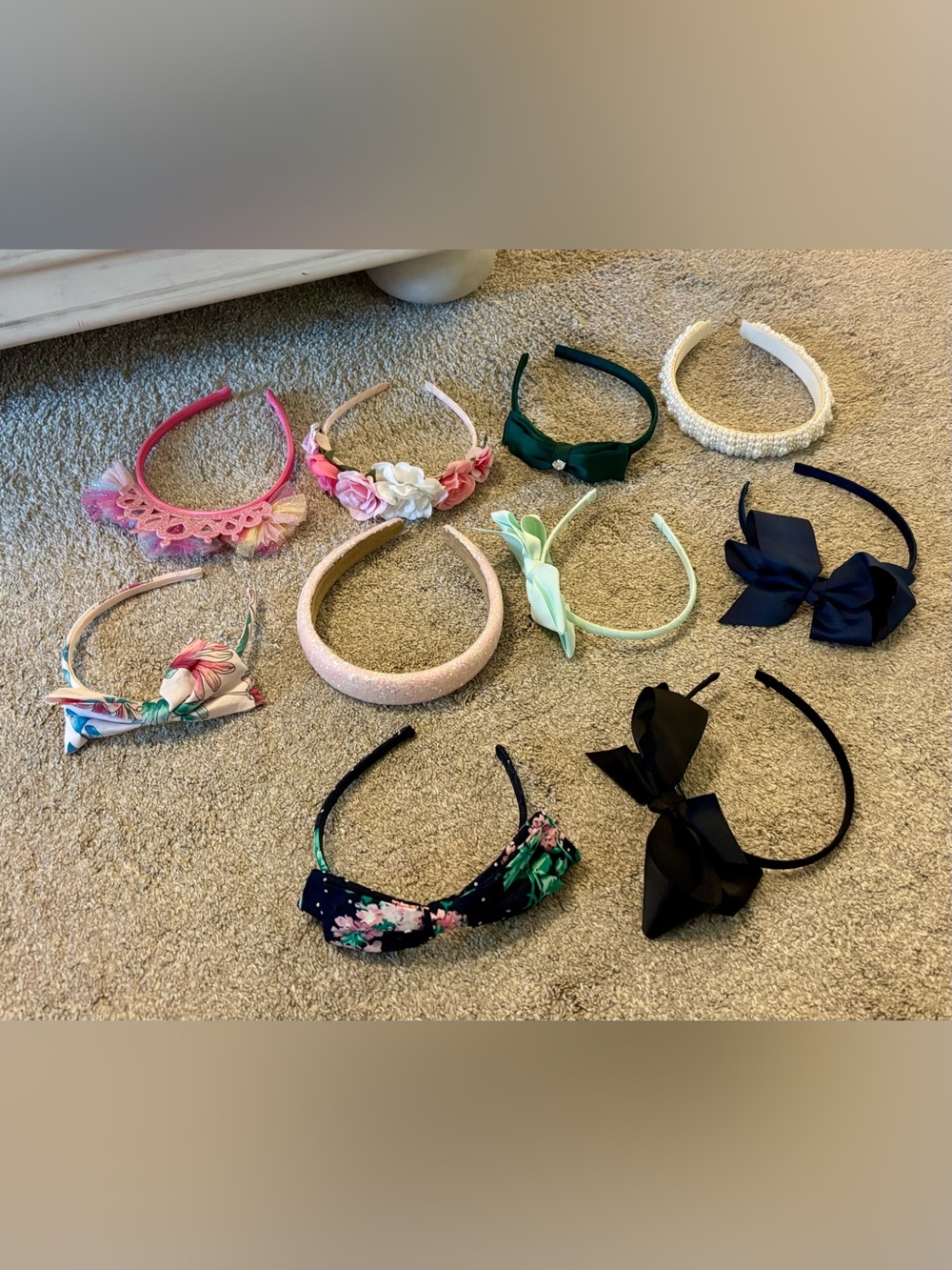 15 Girls Dressy and Holiday Themed Headbands